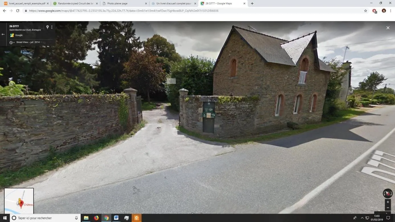 Saint-Martin-sur-Oust Chateau De La Luardaye 0*,